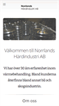 Mobile Screenshot of norrlandshardindustri.se